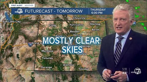 Wednesday evening forecast