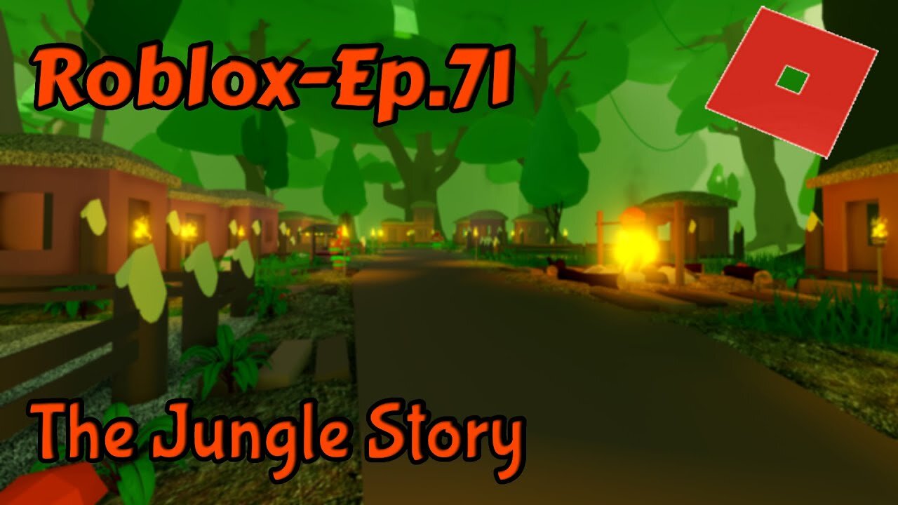 Roblox[Ep.71](The Jungle Story)We getting attacked by big monkey