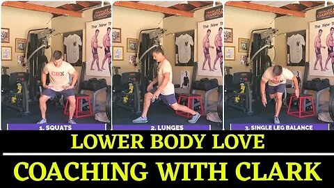 LOWER BODY LOVE | WORKOUT | COACHING WITH CLARK