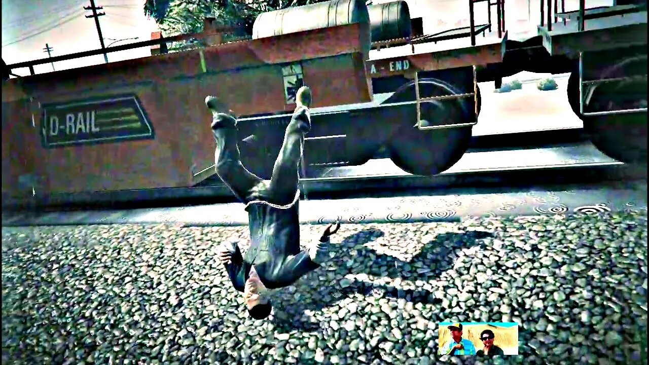 #gtav Grand Theft Auto V || Train Accident