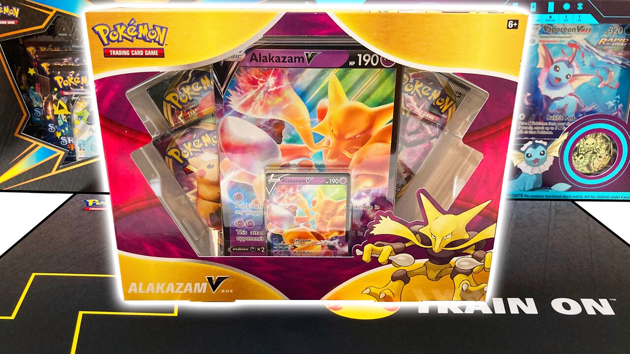 Opening Our FAVORITE Alakazam V Pokemon Box!