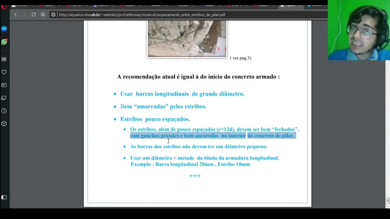 Estribos em pilares utilização Engenheiro Estrutural