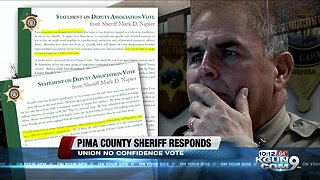 PCSD union votes no-confidence against sheriff