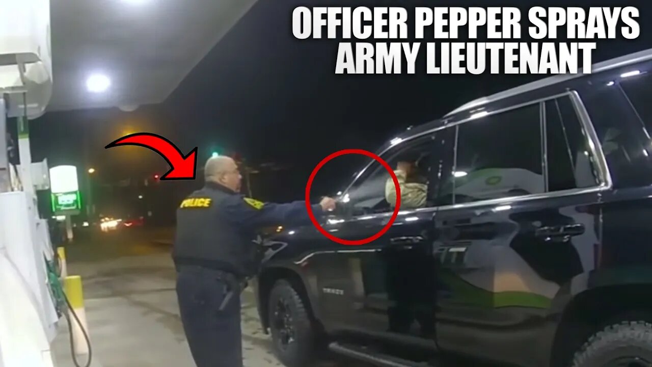 Police Officer Pepper Sprays Black and Latino Lieutenant