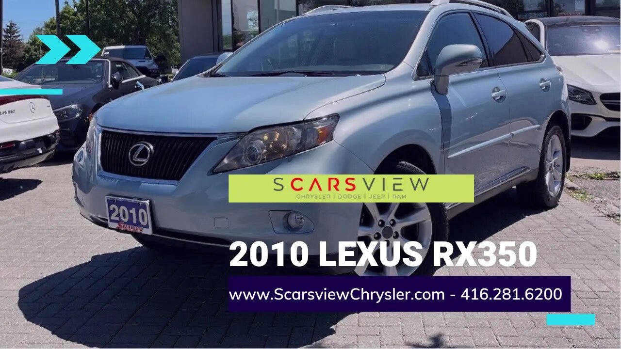 Used 2010 Lexus RX350 - Scarsview Chrysler Used Cars