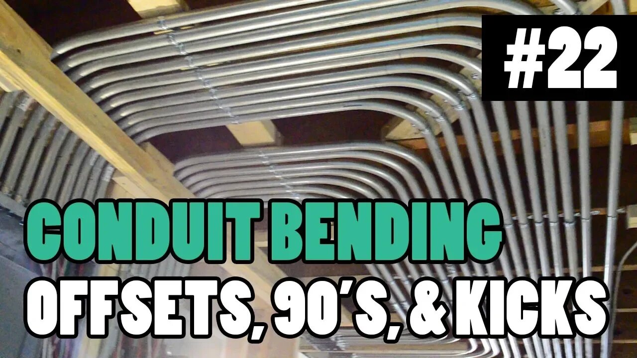 How To Bend EMT Conduit/Tubing - HOW ELECTRICIANS BEND 90s, OFFSETS, BOX OFFSETS, & KICKS