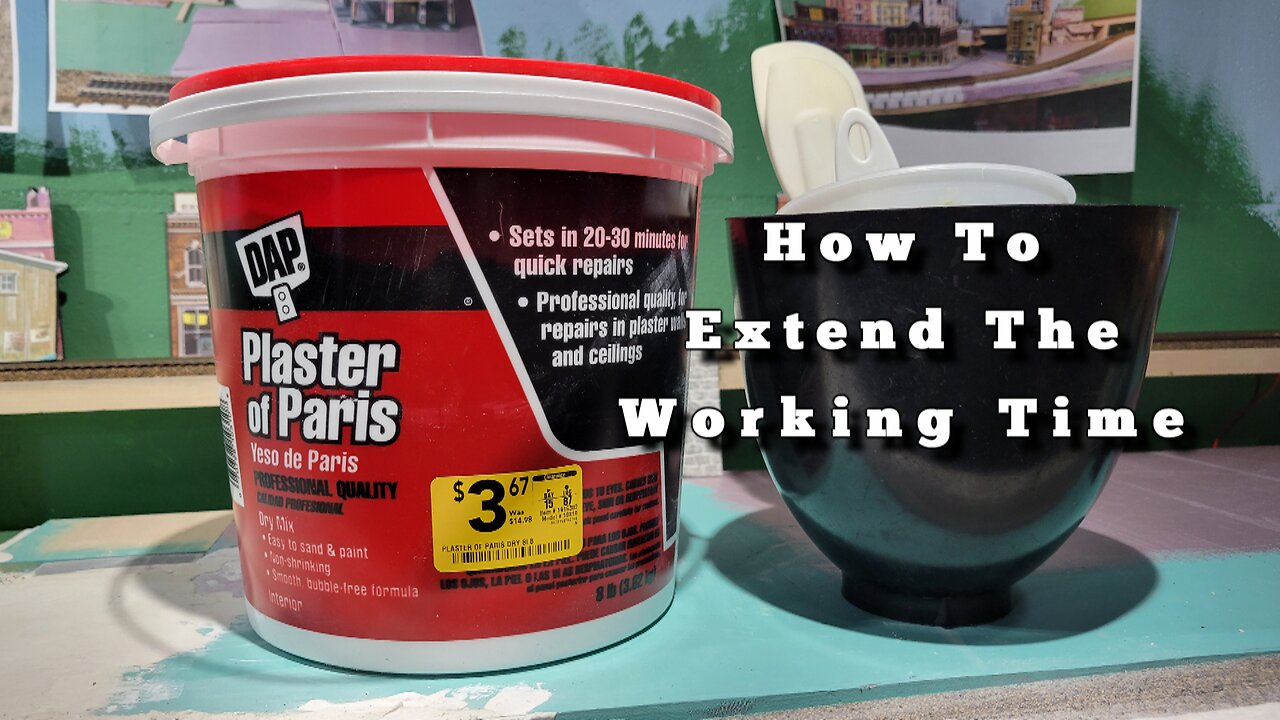 Plaster Of Paris Trick To Extend Curing Time