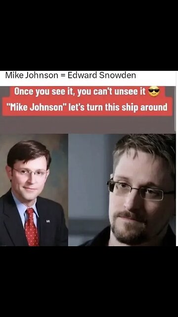 Speaker Mike Johnson Being Played By Edward Snowden ?
