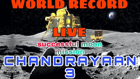 Chandrayaan 3 live landing on moon