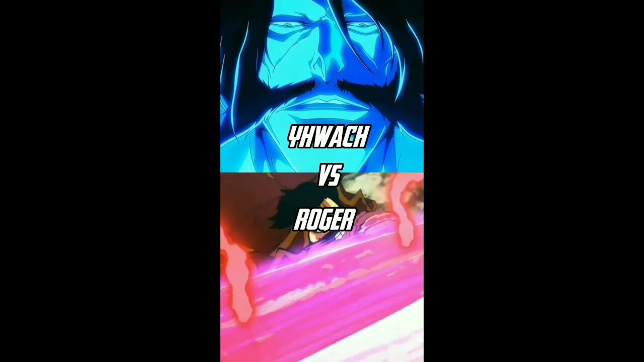 Yhwach vs Roger who wins ? #yhwach #bleach #bankai #quincy #onepiece #goldroger #luffy #fyp #anime