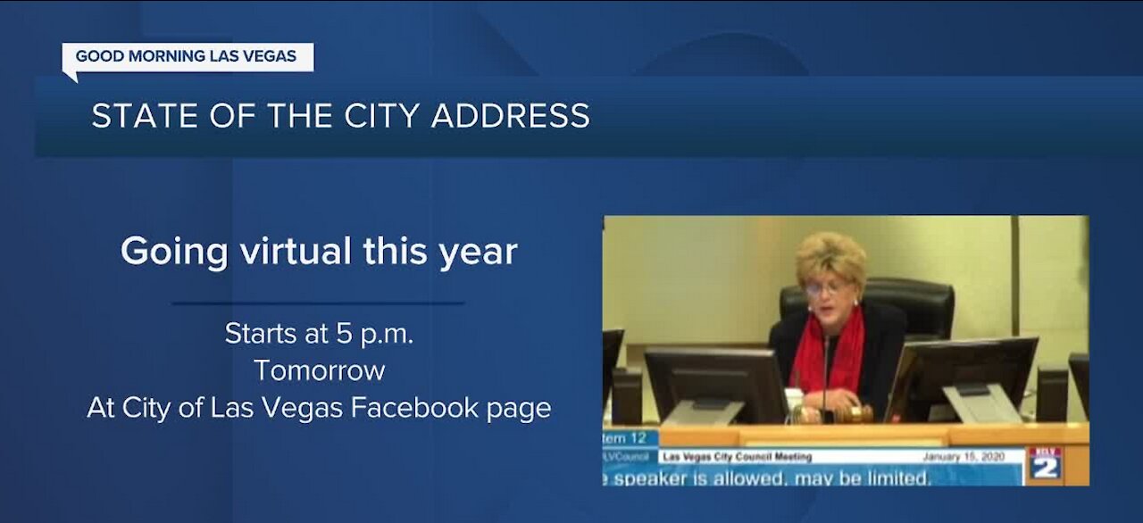 Mayor Goodman gives virtual State Of The City Address tomorrow