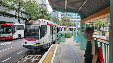 [HK Rail Tour]Light Rail Route 751 to Tin Yat 輕鐵751線往天逸