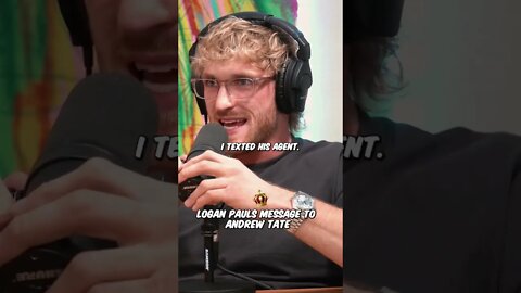 LOGAN PAUL'S MESSAGE TO ANDREW TATE #andrewtate #mindset #hustlersuniversity