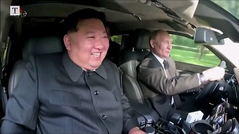 Kim Jong un drives putin during state visit to north Korea