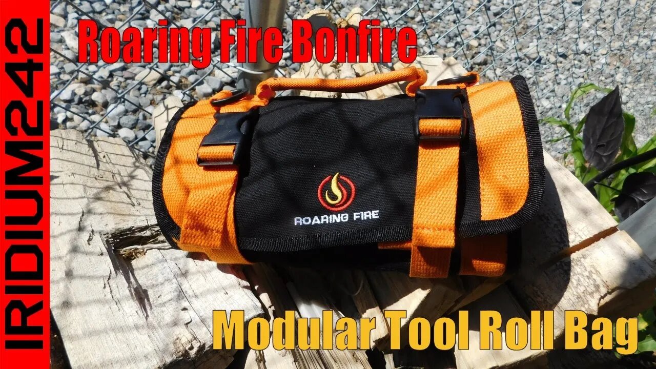 Survival Roll Up: Roaring Fire Bonfire Modular Tool Roll Bag