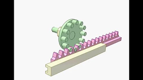 2861 Pin rack drive 1B