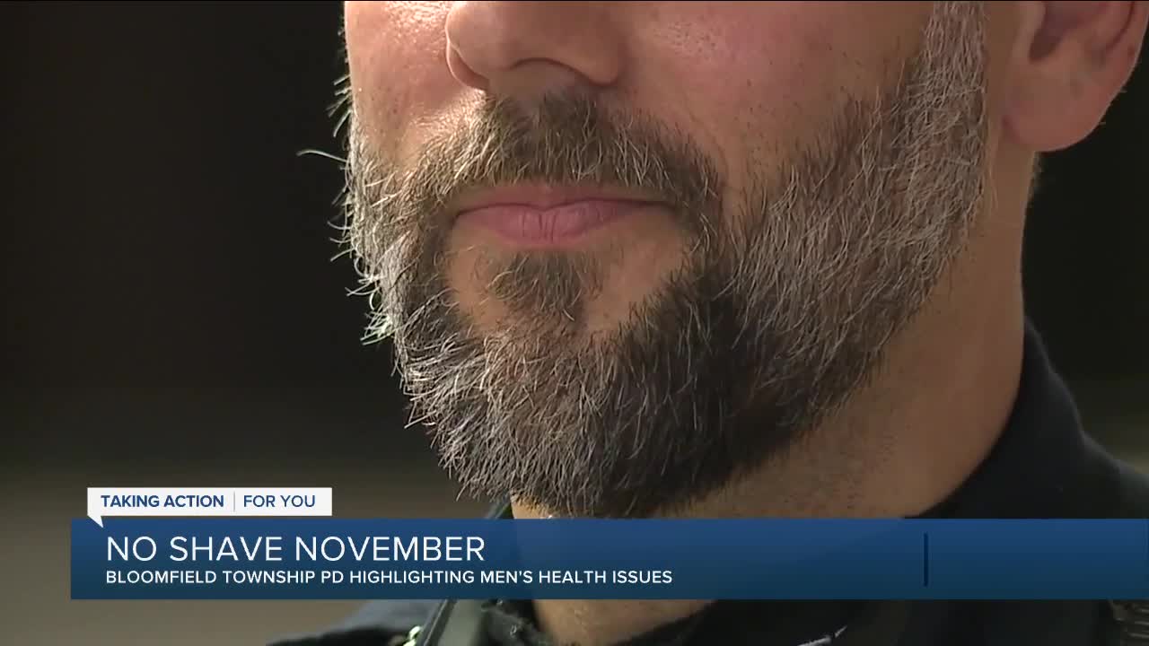 Local police raising awareness on men's health issues during No Shave November