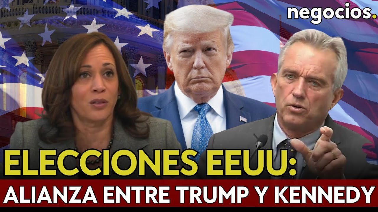 ELECCIONES EEUU: Alianza entre Trump y Kennedy, Kamala por delante en encuestas y el primer debate