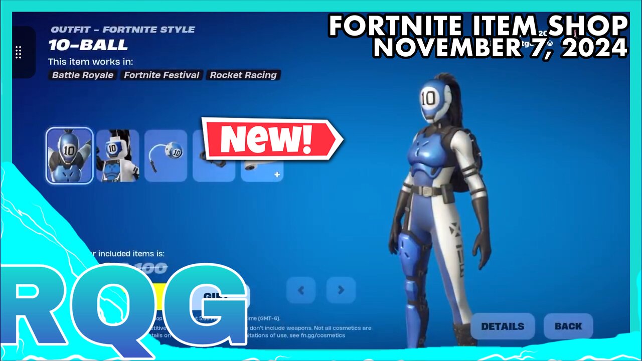 “NEW” 10-BALL BUNDLE IS HERE! FORTNITE ITEM SHOP (November 7, 2024)