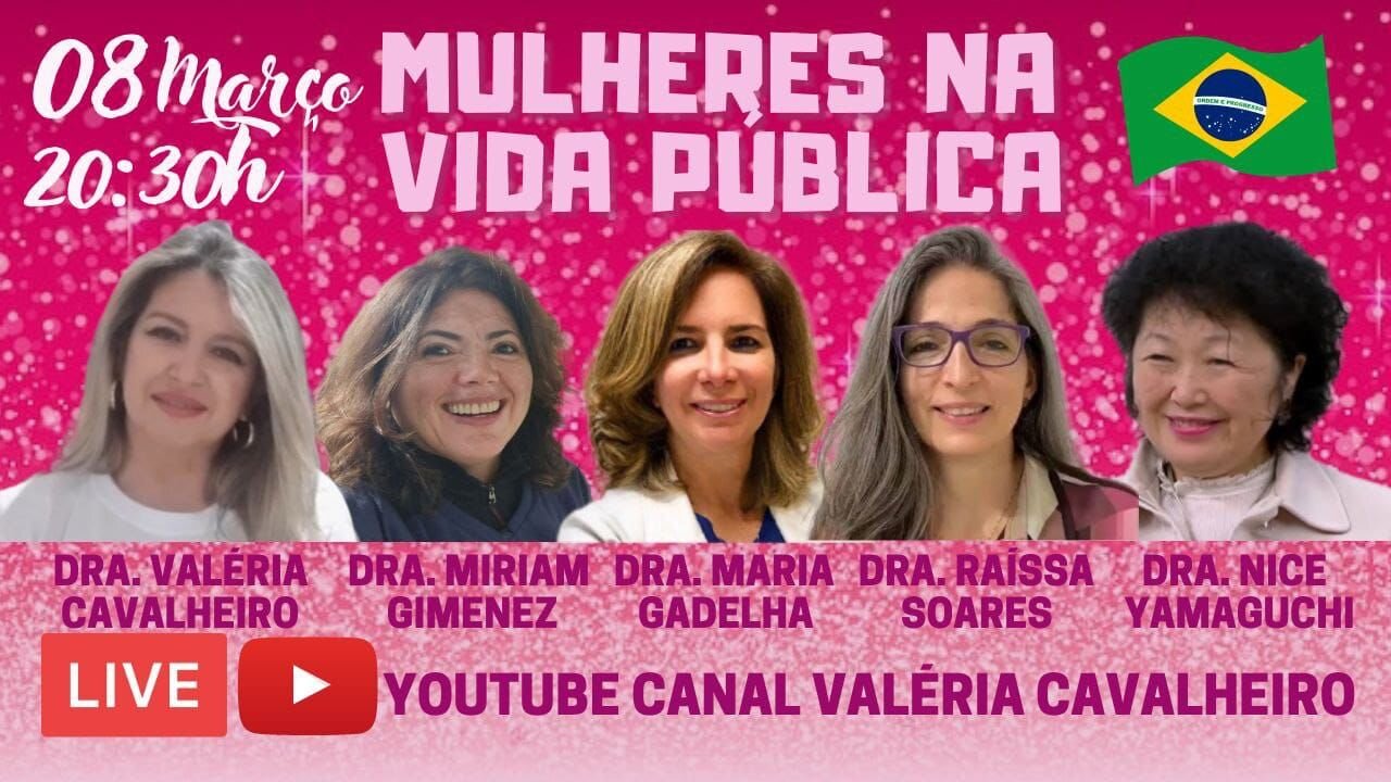 LIVE MULHERES NA VIDA PÚBLICA - 08/03/2022