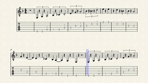 e blues scale ascending descending