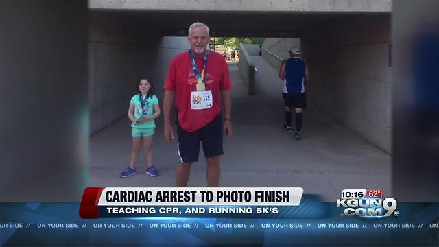 From Cardiac arrest, to a photo finish