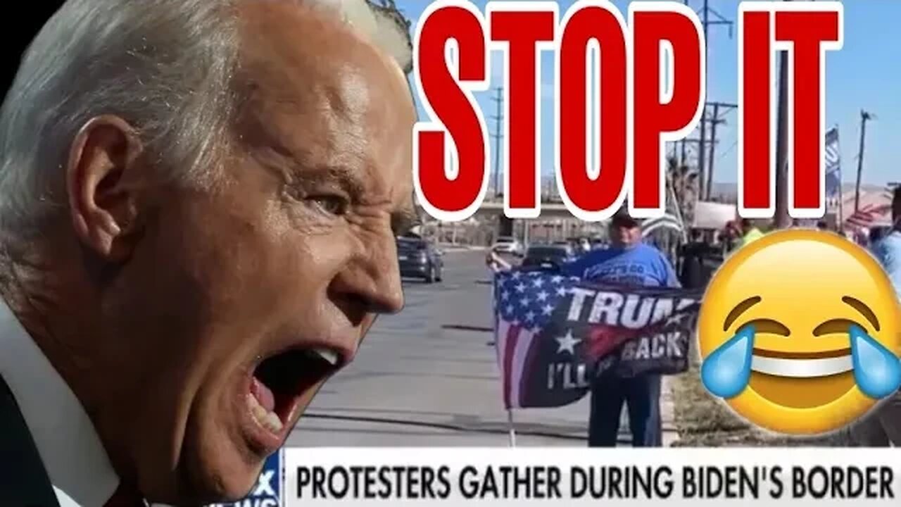 TRUMP SUPPORTERS EMBARRASSES BIDEN AT THE BORDER