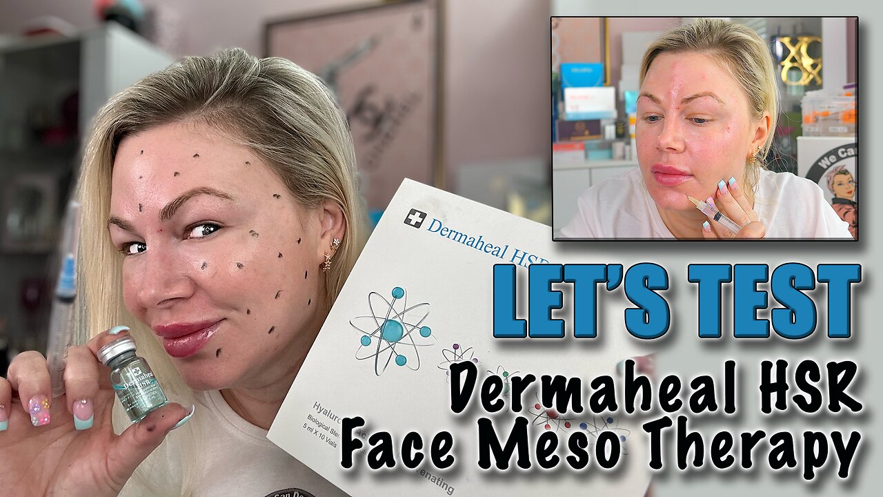 Let's Test Dermaheal HSR Face Meso Therapy! AceCosm.com Code Jessica10 Saves you Money