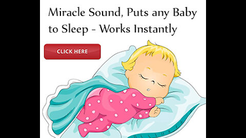 Weird Noise Instantly Puts Babies to Sleep