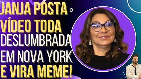 Janja posta vídeo toda deslumbrada em Nova York e vira meme!