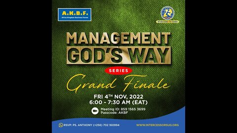 AKBF MANAGEMENT GOD'S WAY GRAND FINALE - 4th November 2022