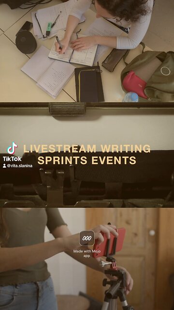 JOIN ME LIVE FRI/SAT at 3AM PT/6AM ET #authortube #writingsprints #nanowrimo2023