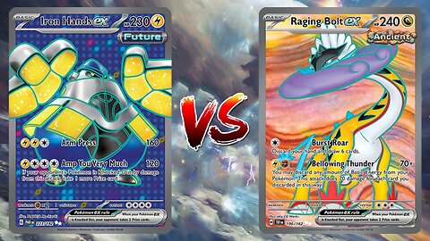 Pokemon TCG Live Miraidon Iron Crown EX VS Raging Bolt EX Ogerpon EX Deck!!