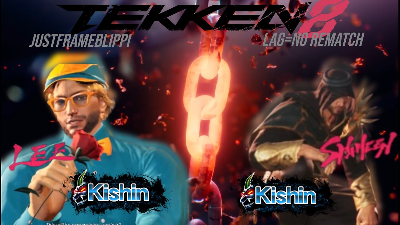 Tekken 8 Ranked - Road to Bushin - JustFrameBlippi (Lee - Kishin) vs lag=no rematch (Shaheen-Kishin)