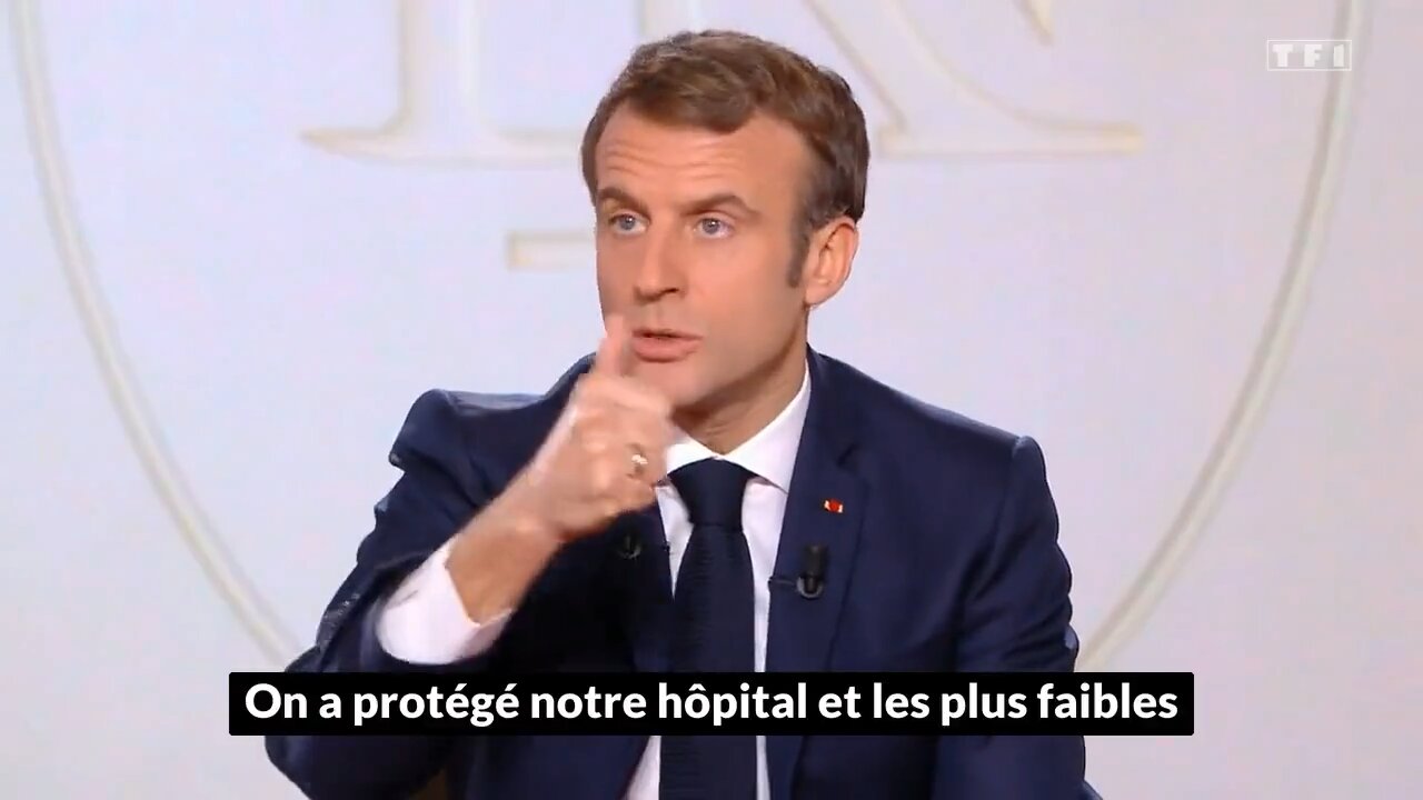 Macron, menteur, escroc, hypocrite, et meurtrier