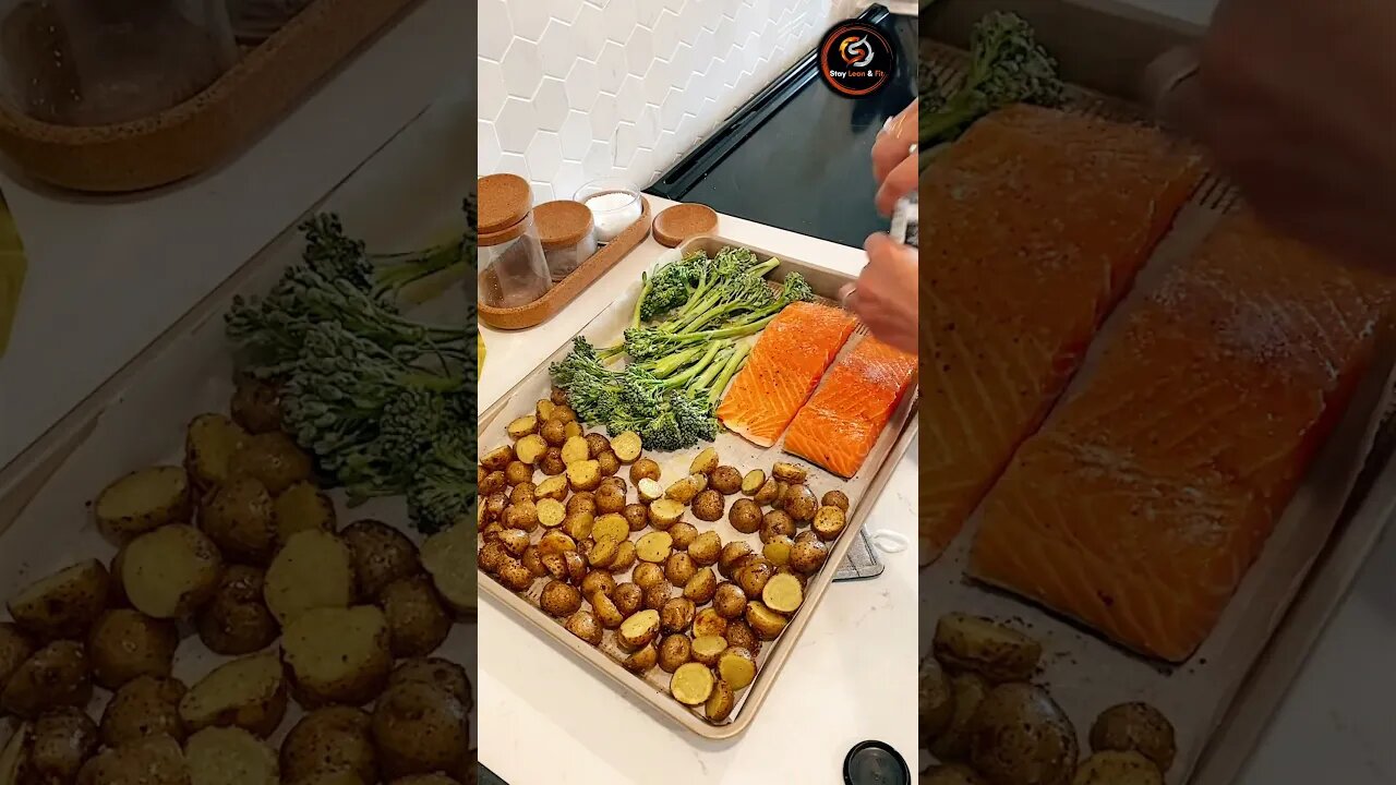Zesty Delights: Sheet Pan Baked Salmon with Luscious Lemon Sauce! #SheetPanSavories #SalmonSensation