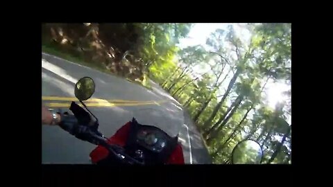 Tail of the Dragon on a KLR