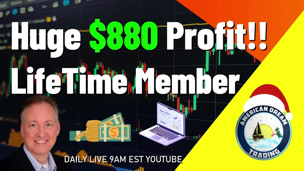 Huge $880 Profit Lifetime Member Stock Market