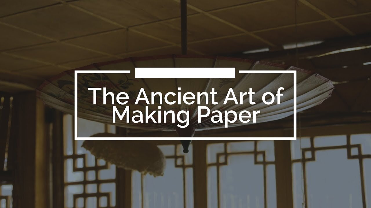 The ancient art of hand made paper