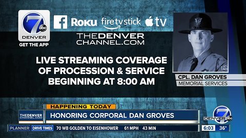 Honoring Corporal Dan Groves Thursday morning