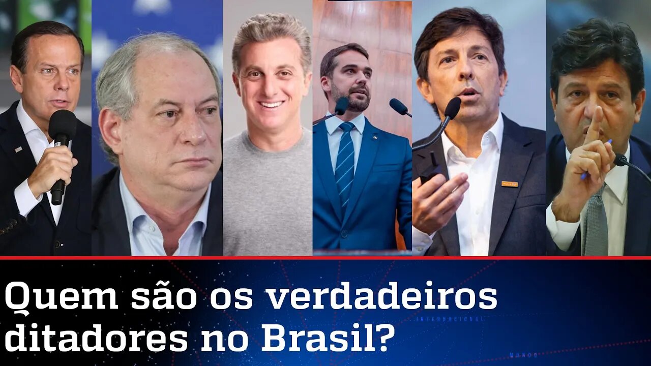 Oportunistas, Doria, Ciro, Huck, Leite, Amoêdo e Mandetta assinam manifesto pela democracia
