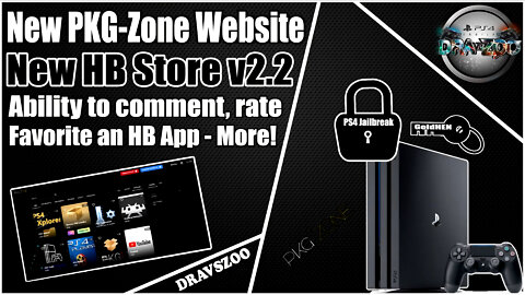 New PKG-Zone Website | New PS4 Homebrew Store v2.2 | Pick up your favorite APP | PS4 9.00 or Lower!