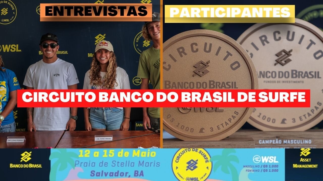 Circuito Banco do Brasil de Surfe inicia sua segunda etapa nesta quinta-feira em Salvador