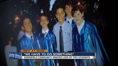 'We have to do something:' Greenfield community grieves loss of two students