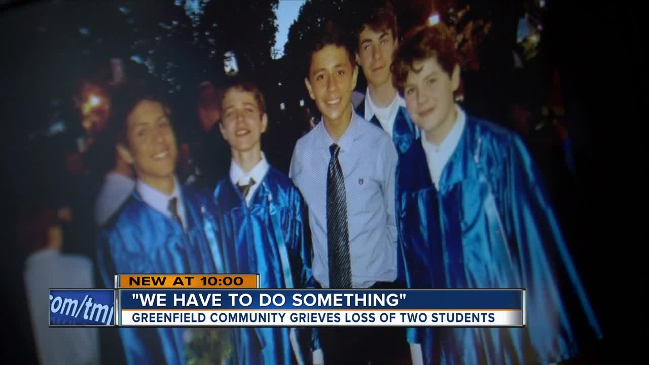 'We have to do something:' Greenfield community grieves loss of two students