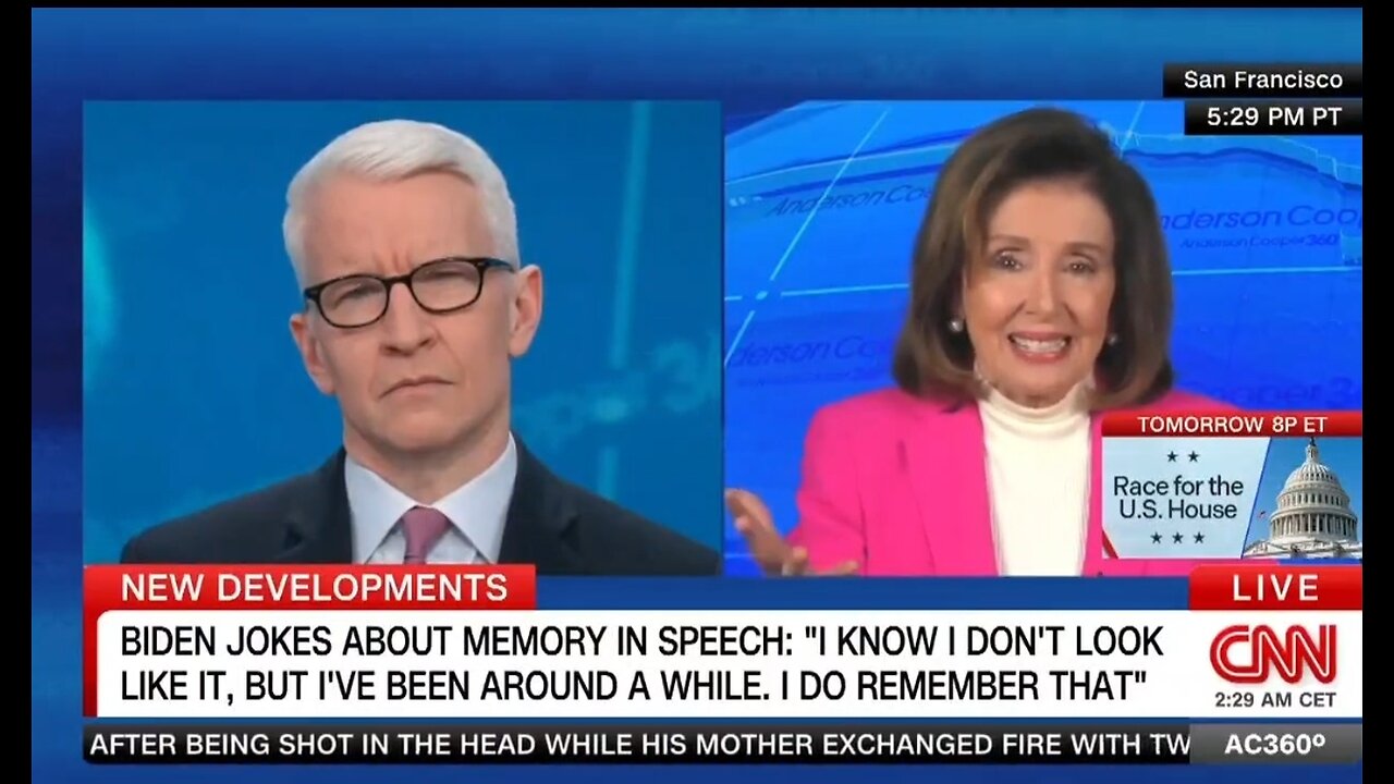 Pelosi and CNN Host Team Up To Defend Biden's Mental Capacity