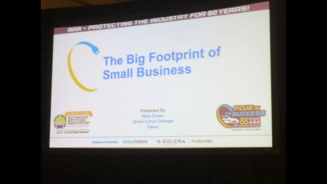 The Big Footprint of Small Business - Mark Brown