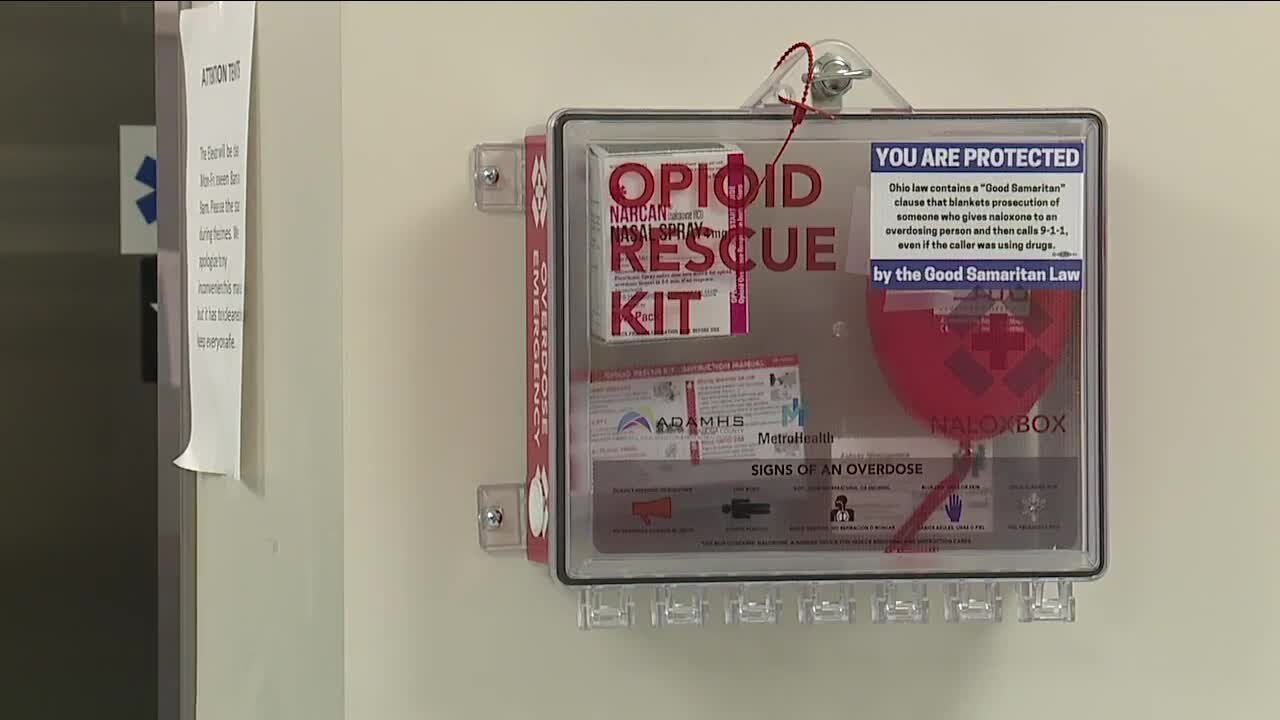 MetroHealth installing boxes containing opioid overdose reversal drug around Cuyahoga County