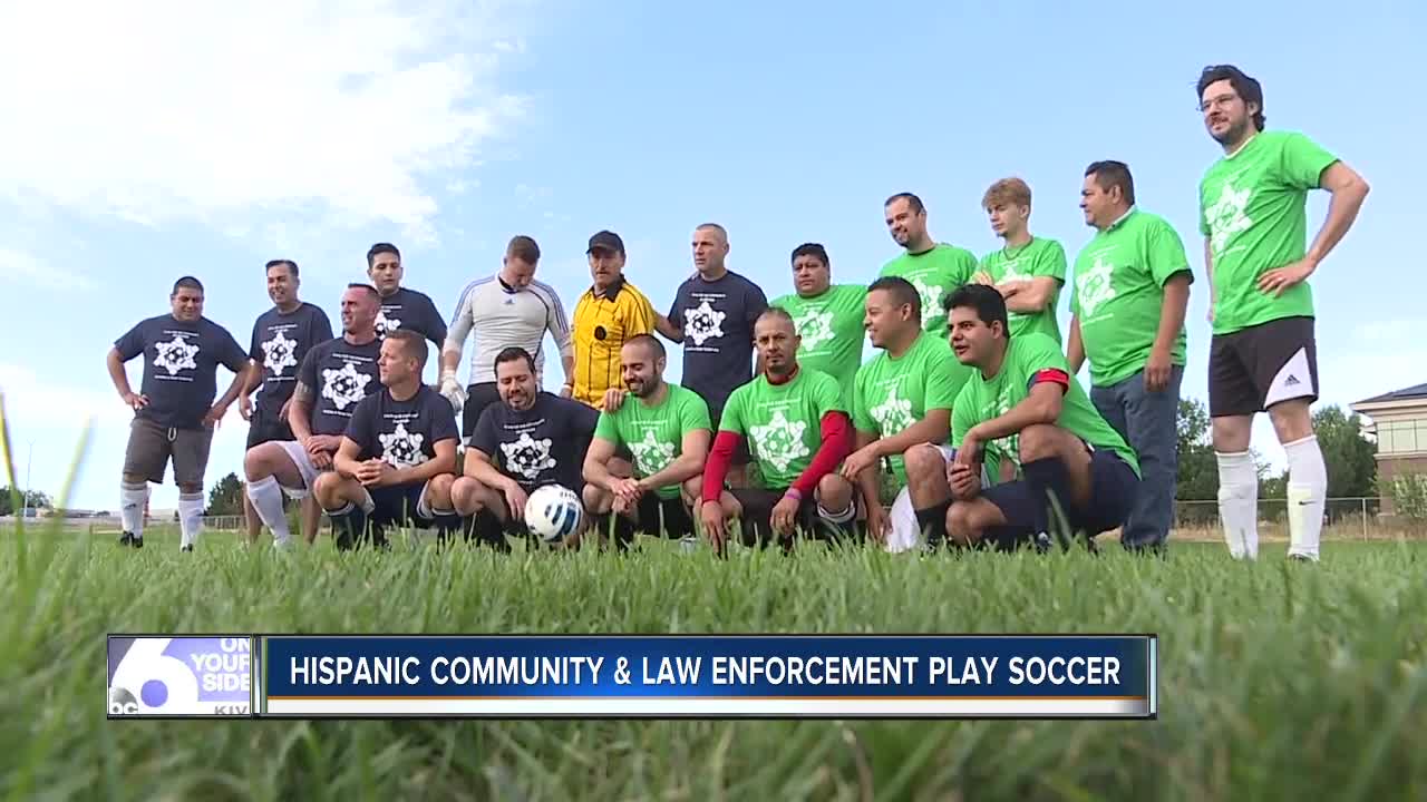 Goal for the Community brings Latinos and law enforcement for a game of soccer