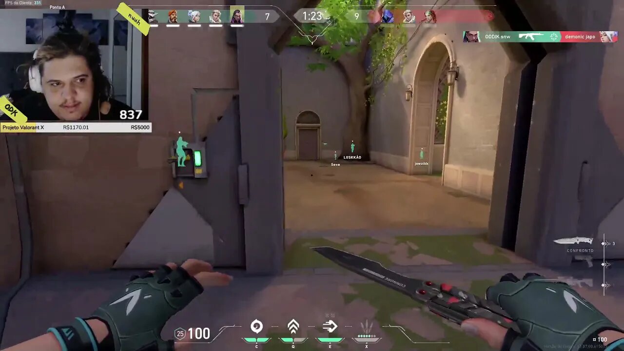 You can only see this shot in slow motion